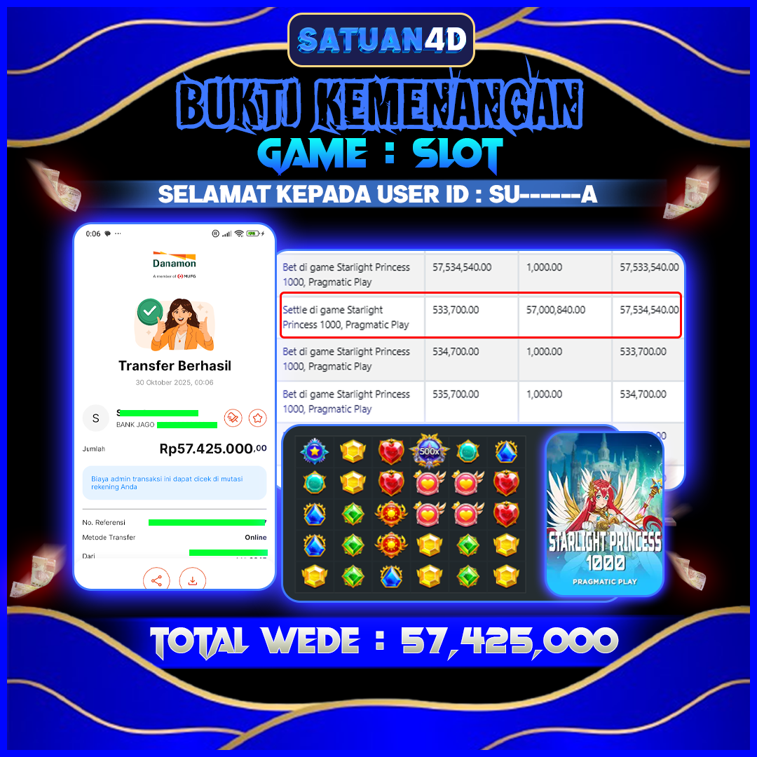 BUKTI KEMENANGAN TERBESAR TANGGAL 31 OKTOBER 2025