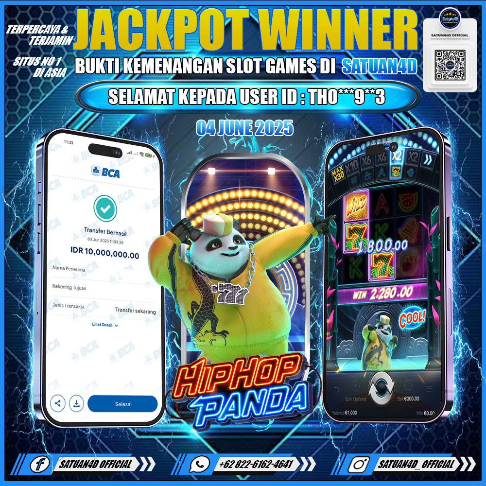 BUKTI KEMENANGAN TERBESAR TANGGAL 04 JUNI 2025