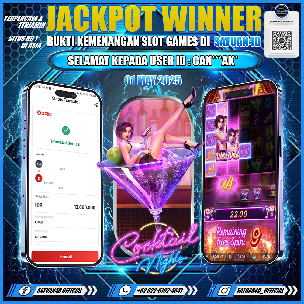 BUKTI KEMENANGAN TANGGAL 01 MAY 2025