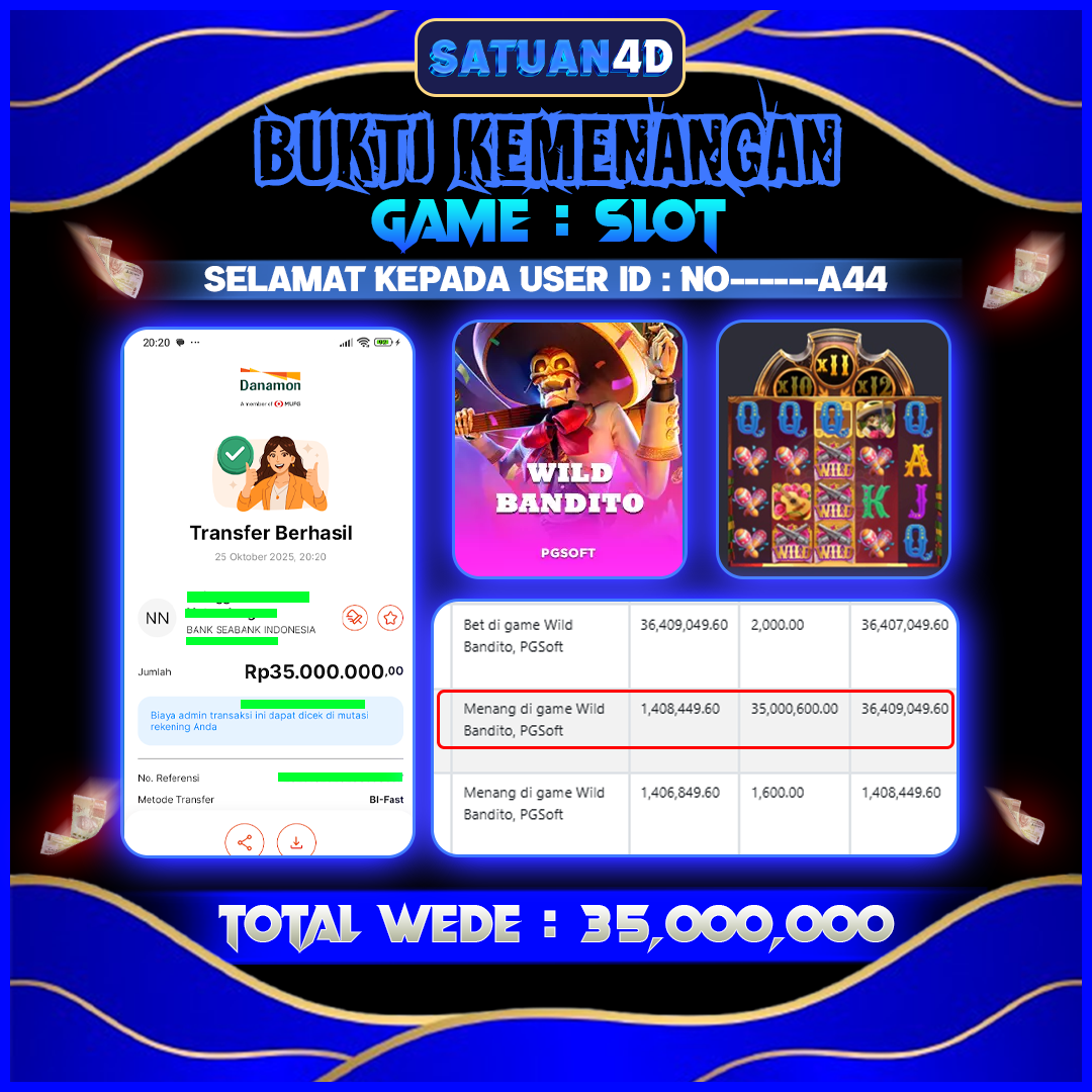 BUKTI KEMENANGAN TERBESAR TANGGAL 26 OKTOBER 2025