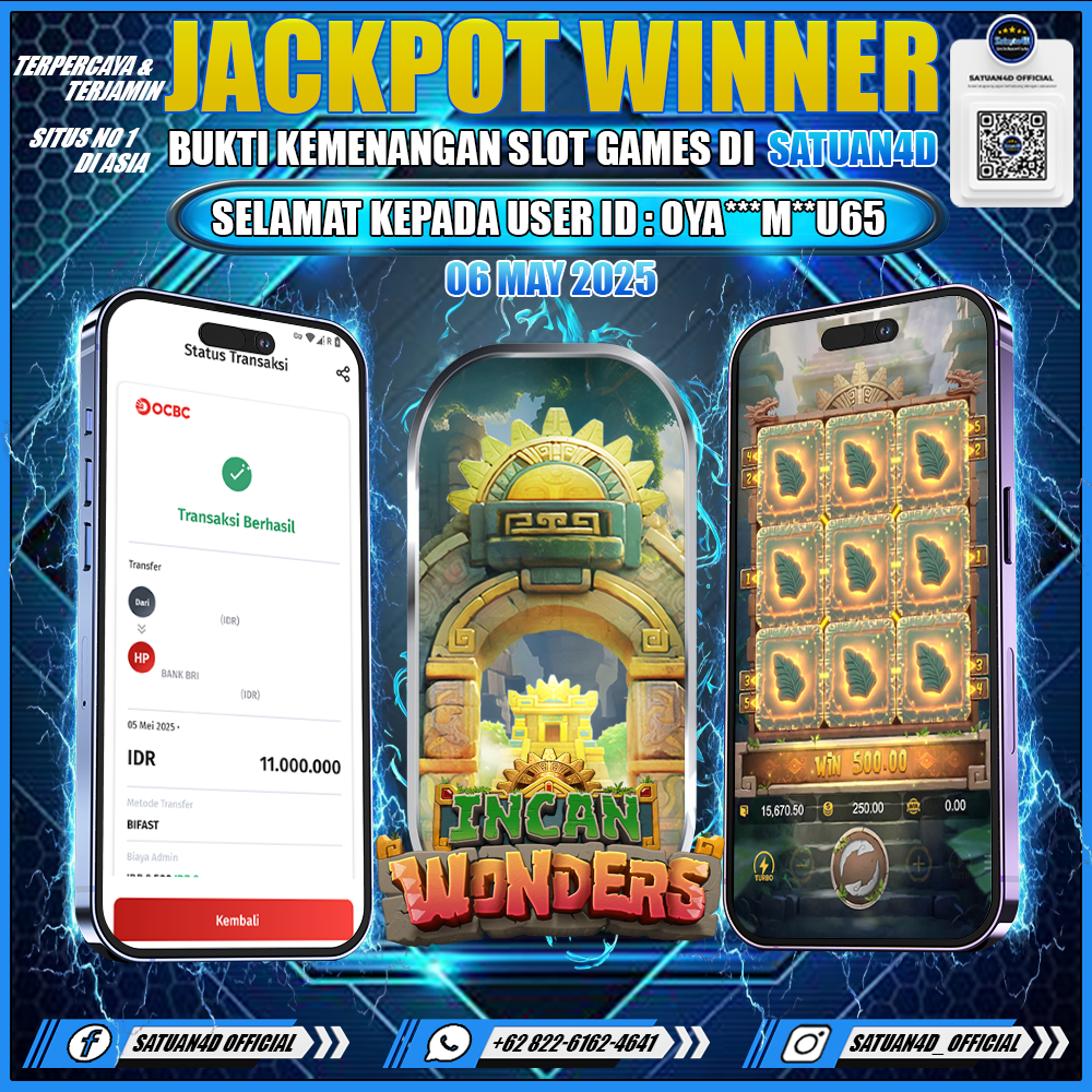 BUKTI KEMENANGAN TANGGAL 06 MAY 2025