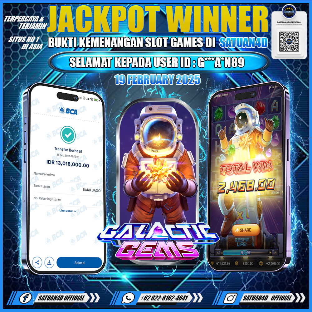 BUKTI KEMENANGAN TANGGAL 19 FEBRUARY 2025