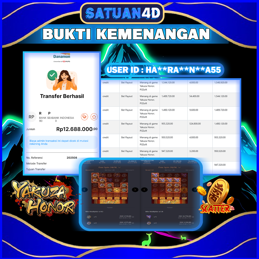 BUKTI KEMENANGAN TERBESAR TANGGAL 31 AGUSTUS 2025
