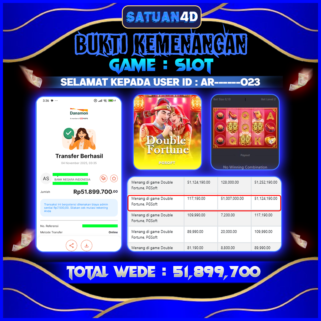 BUKTI KEMENANGAN TERBESAR TANGGAL 05 NOVEMBER  2025