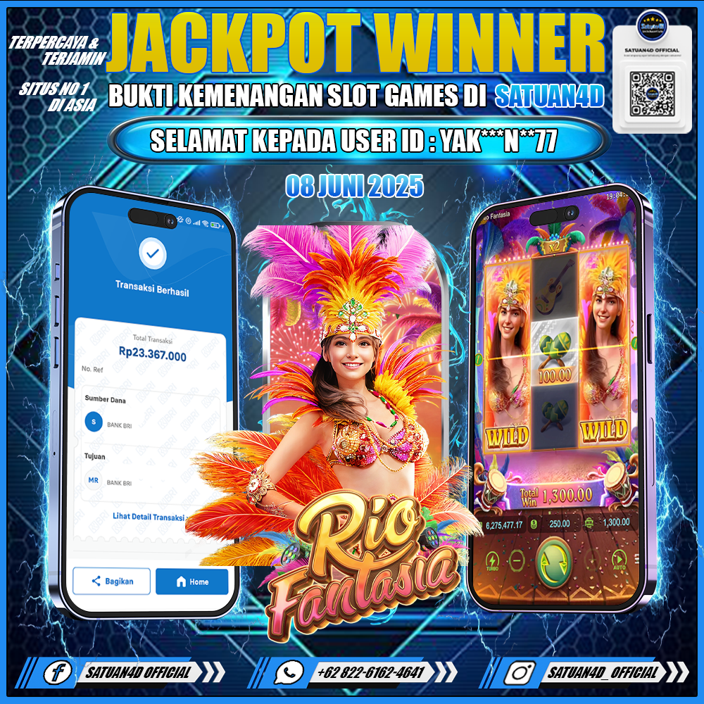 BUKTI KEMENANGAN TERBESAR TANGGAL 08 JUNI 2025