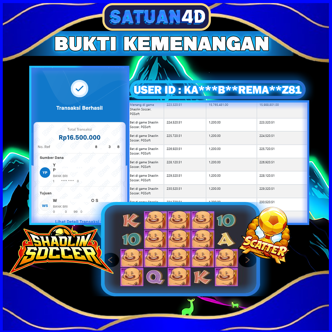 BUKTI KEMENANGAN TERBESAR TANGGAL 31 AGUSTUS 2025