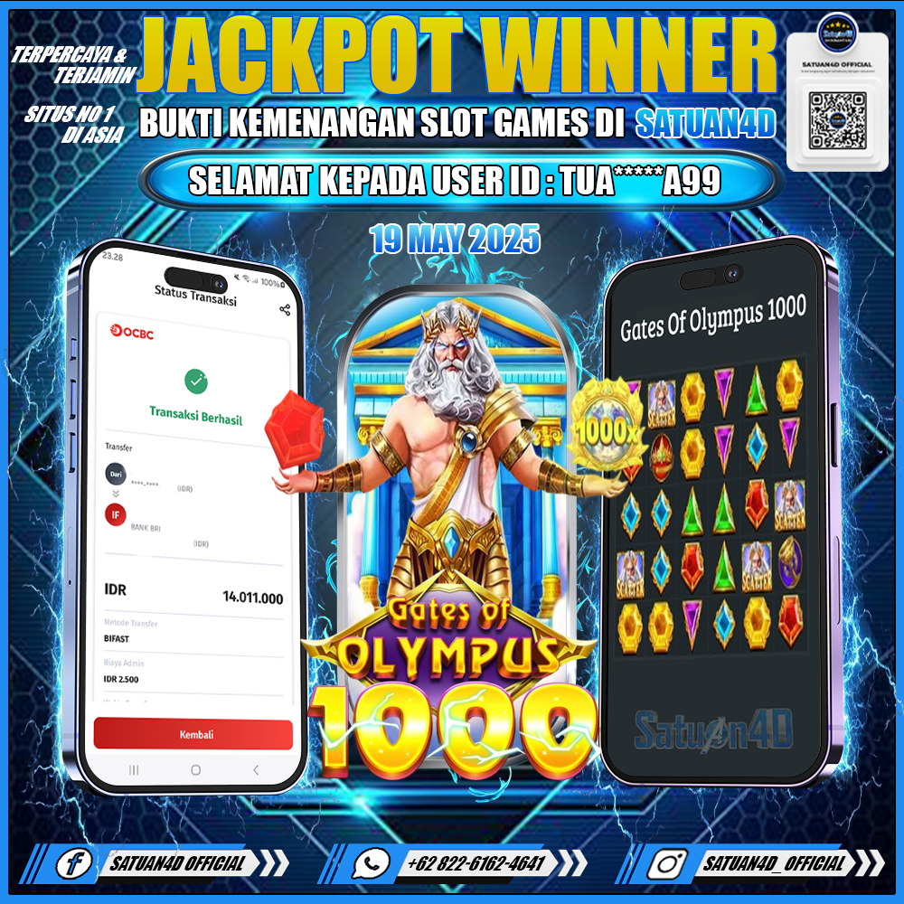 BUKTI KEMENANGAN TERBESAR TANGGAL 19 MAY 2025