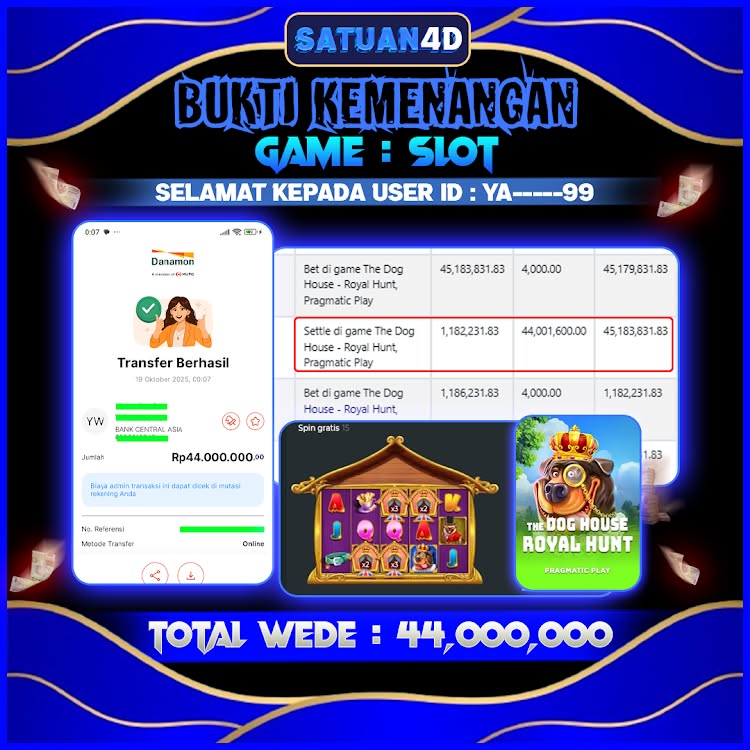 BUKTI KEMENANGAN TERBESAR TANGGAL20 OKTOBER 2025