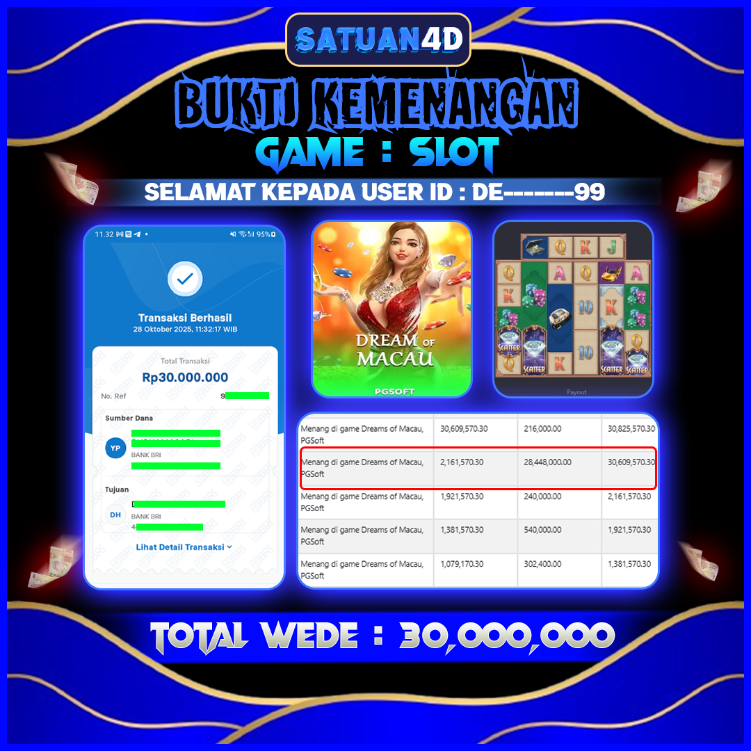 BUKTI KEMENANGAN TERBESAR TANGGAL 29 OKTOBER 2025