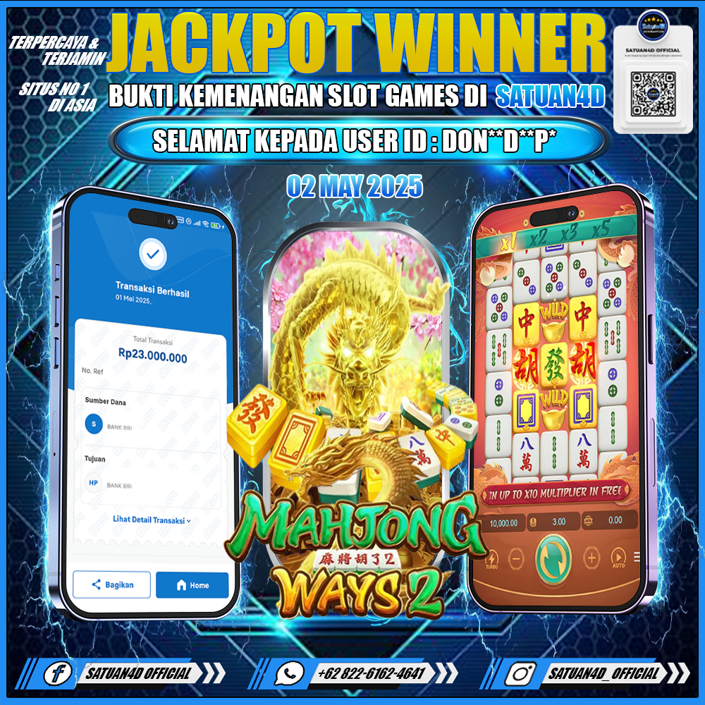 BUKTI KEMENANGAN TANGGAL 02 MAY 2025