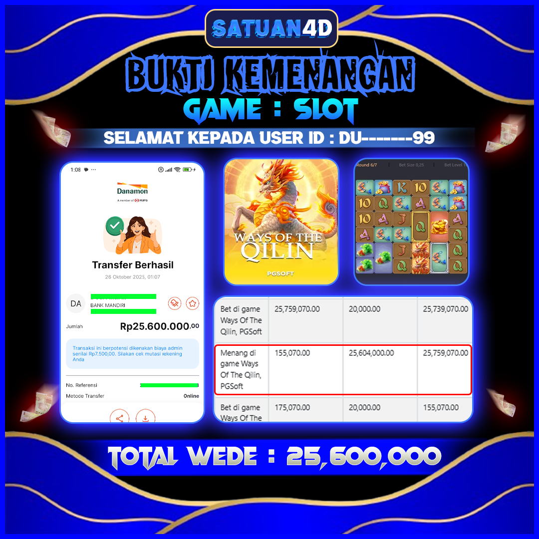 BUKTI KEMENANGAN TERBESAR TANGGAL 28 OKTOBER 2025