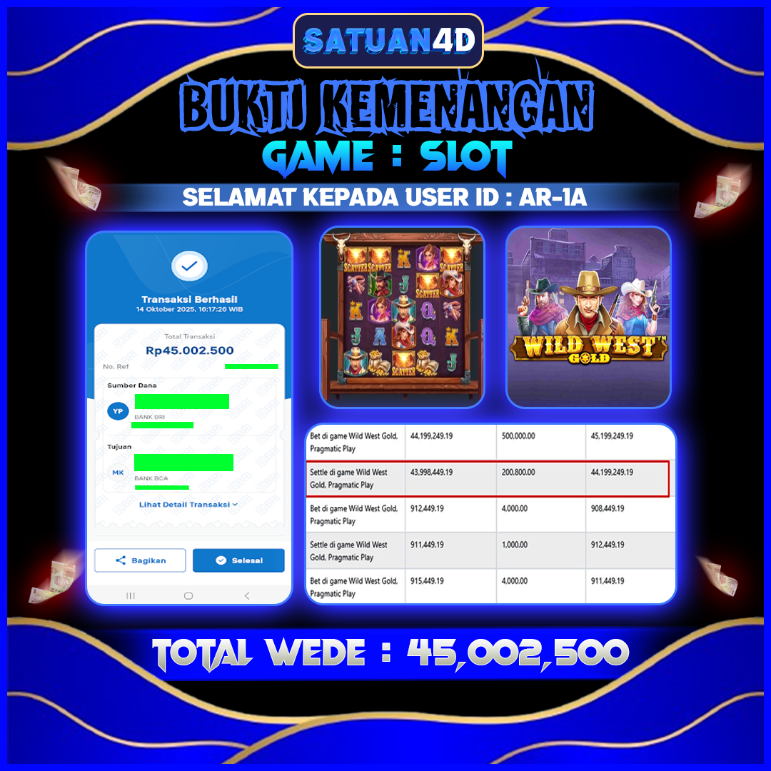 BUKTI KEMENANGAN TERBESAR TANGGAL15 OKTOBER 2025