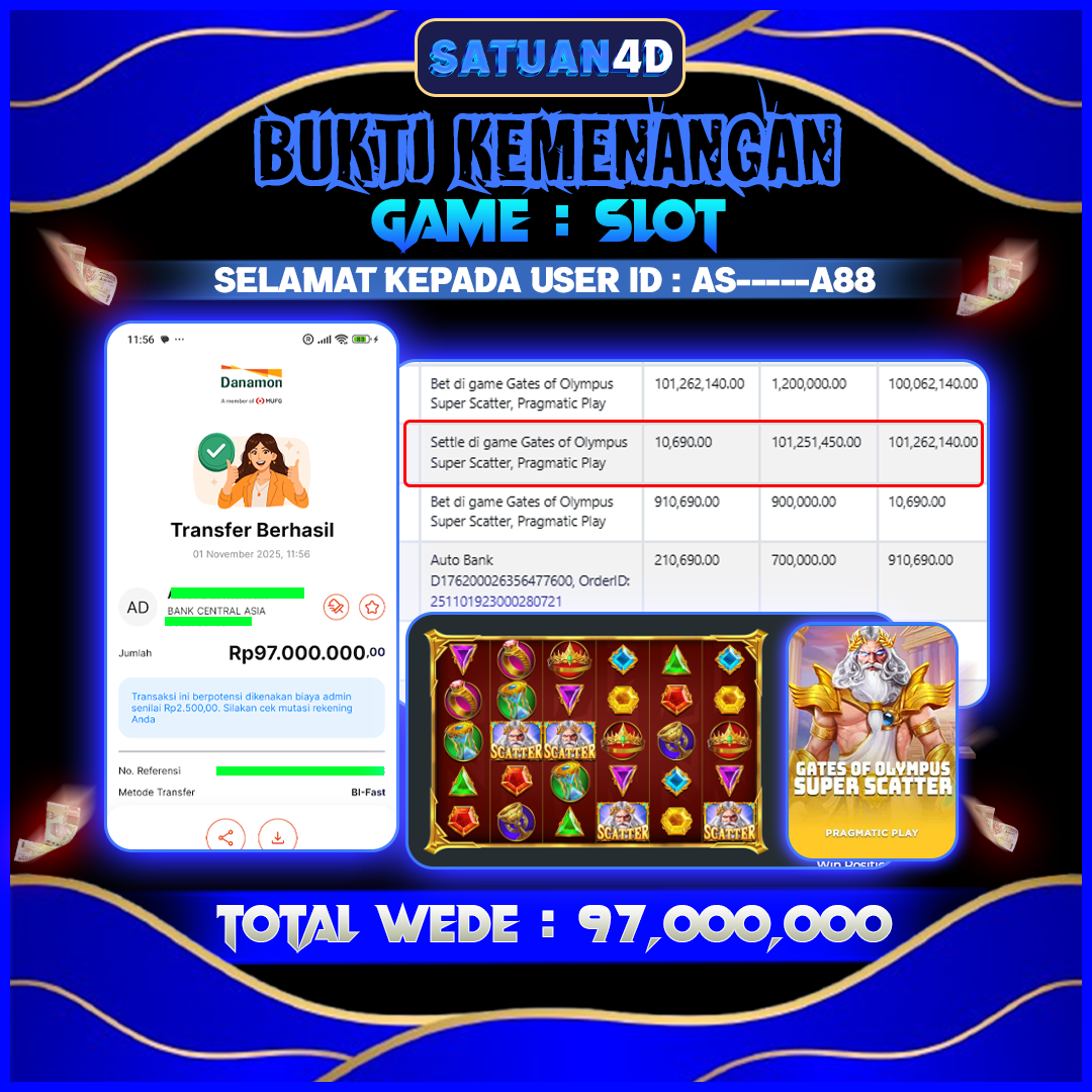 BUKTI KEMENANGAN TERBESAR TANGGAL 02 NOVEMBER  2025