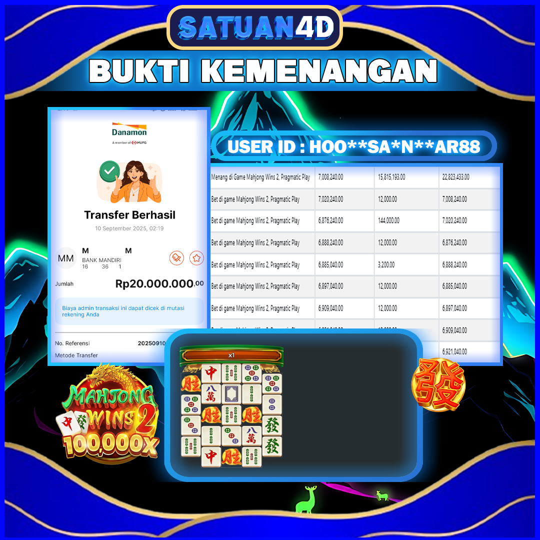 BUKTI KEMENANGAN TERBESAR TANGGAL 11 SEPTEMBER 2025