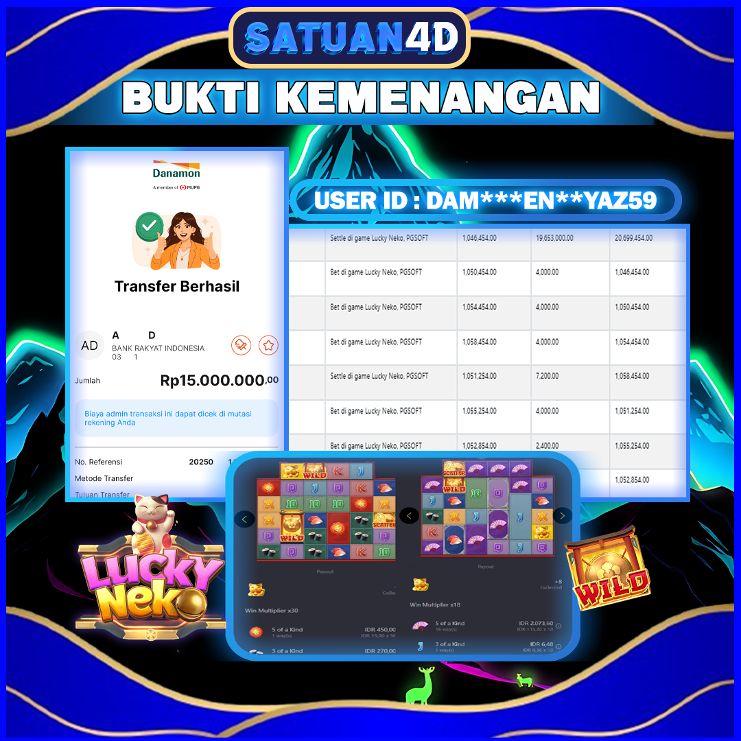 BUKTI KEMENANGAN TERBESAR TANGGAL 31 AGUSTUS 2025