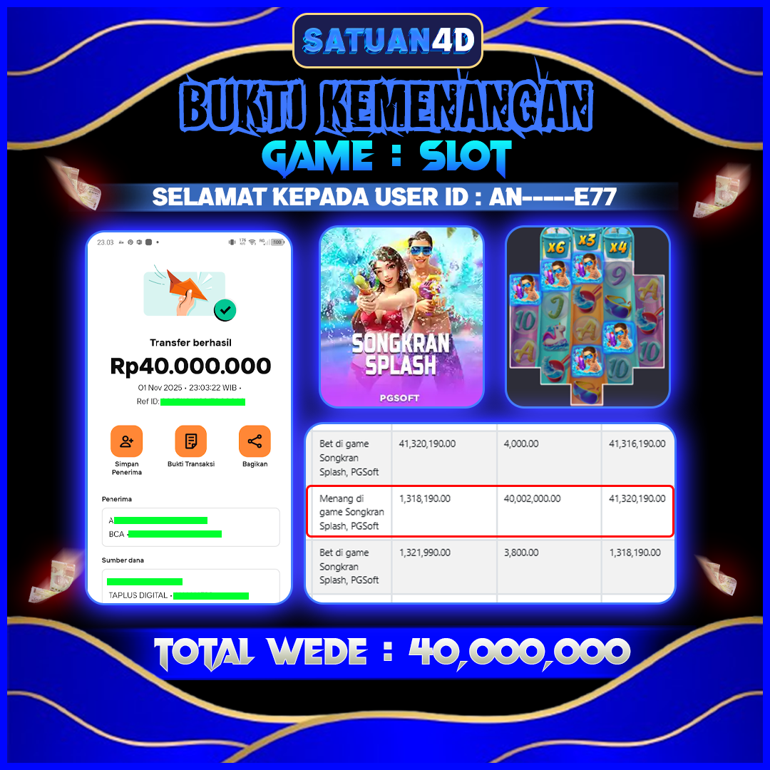 BUKTI KEMENANGAN TERBESAR TANGGAL 02 NOVEMBER  2025