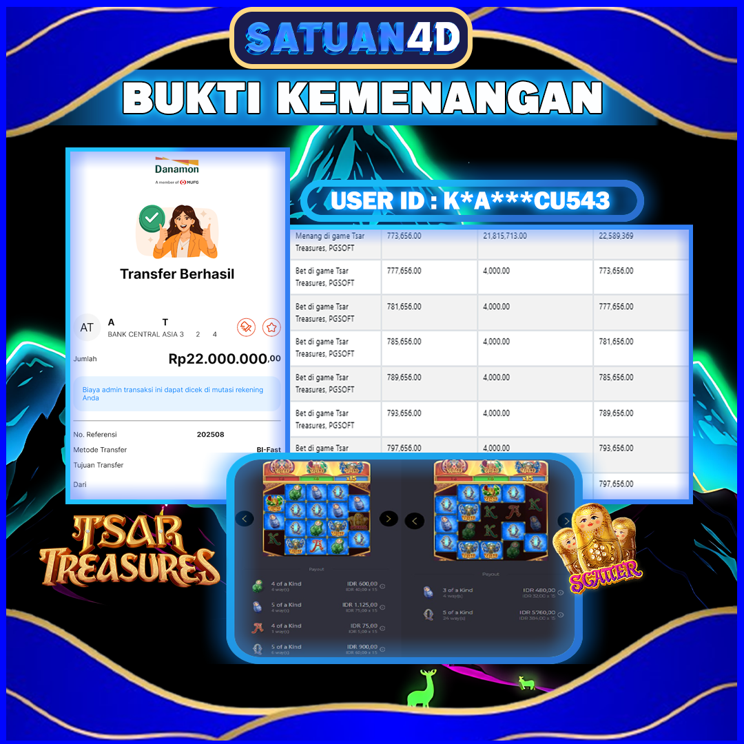 BUKTI KEMENANGAN TERBESAR TANGGAL 24 AGUSTUS 2025
