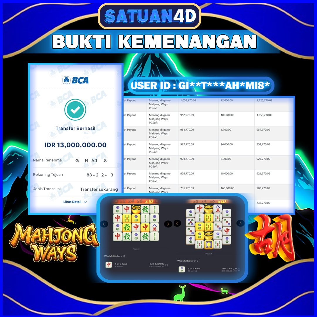 BUKTI KEMENANGAN TERBESAR TANGGAL 21 AGUSTUS 2025