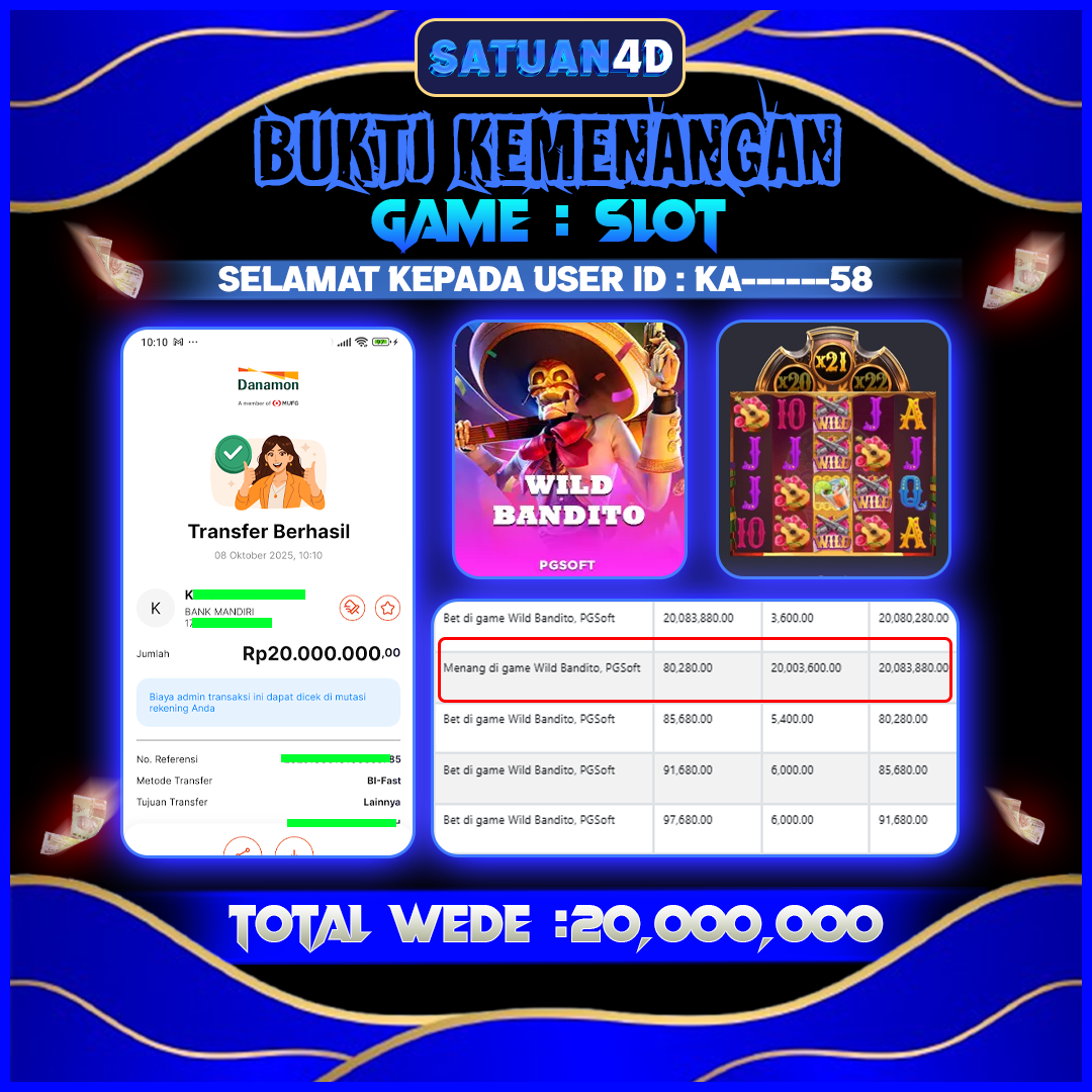 BUKTI KEMENANGAN TERBESAR TANGGAL 09 OKTOBER 2025