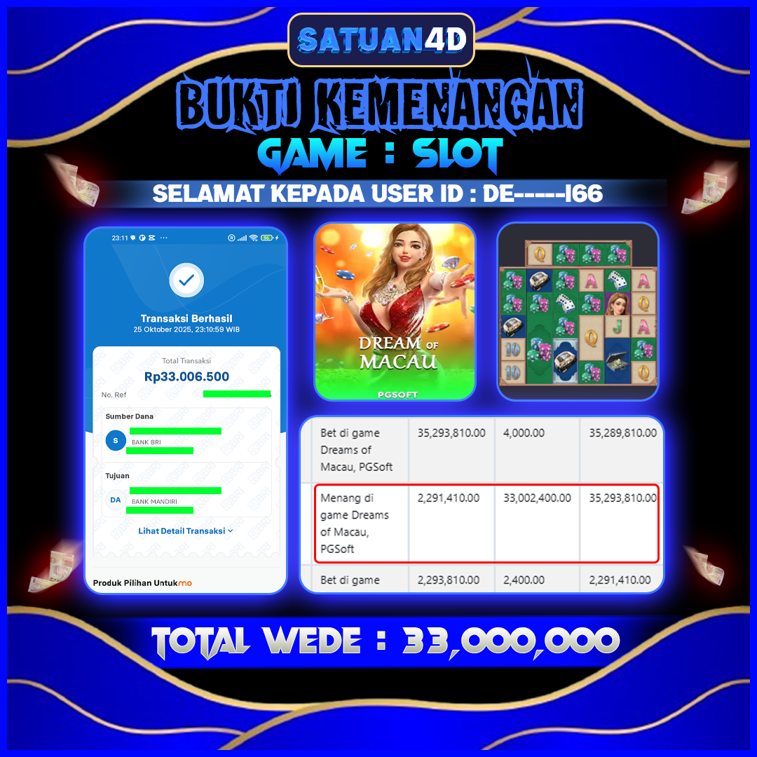 BUKTI KEMENANGAN TERBESAR TANGGAL 26 OKTOBER 2025