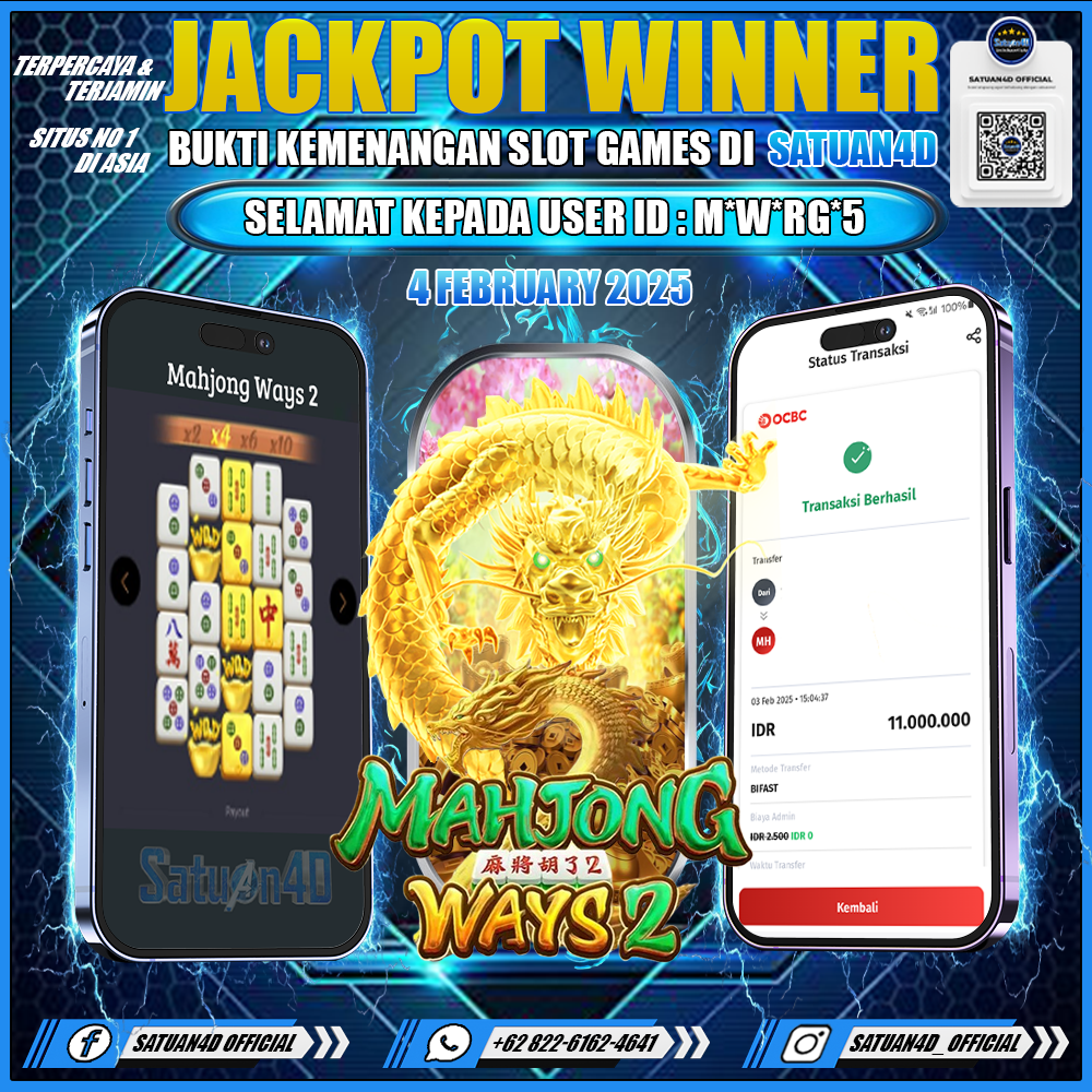 BUKTI KEMENANGAN TANGGAL 3 FEBRUARY 2025
