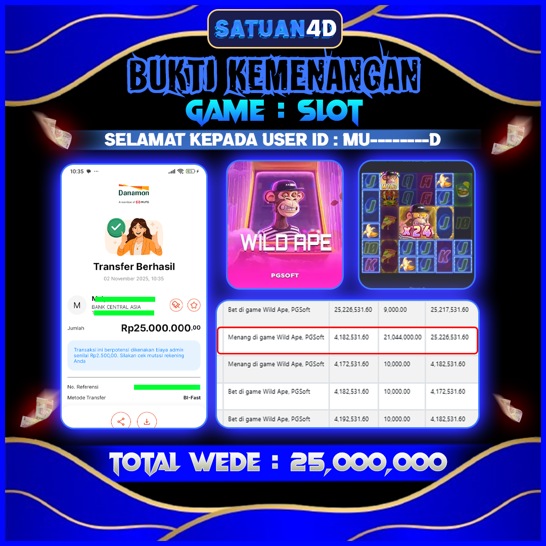 BUKTI KEMENANGAN TERBESAR TANGGAL 03 NOVEMBER  2025