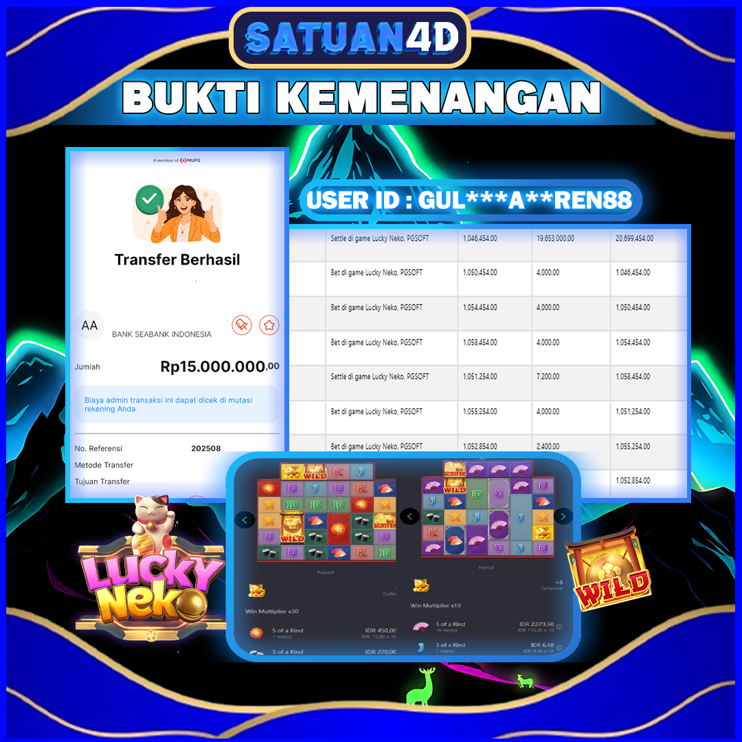BUKTI KEMENANGAN TERBESAR TANGGAL 20 AGUSTUS 2025