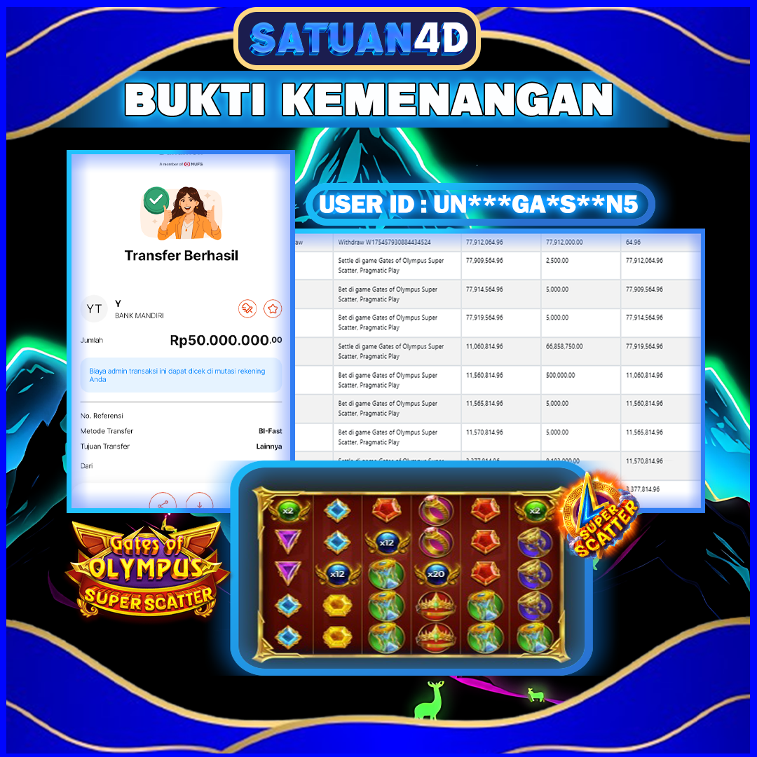 BUKTI KEMENANGAN TERBESAR TANGGAL 15 AGUSTUS 2025