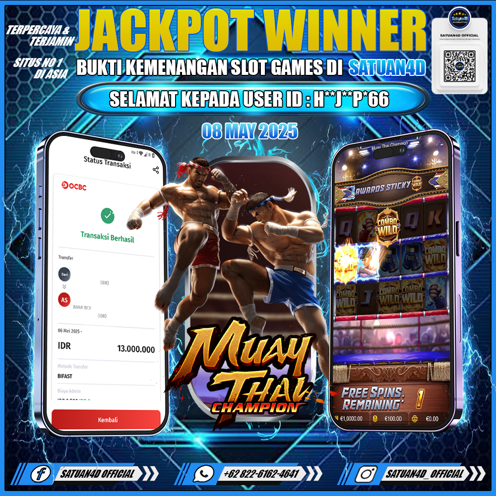 BUKTI KEMENANGAN TANGGAL 08 MAY 2025