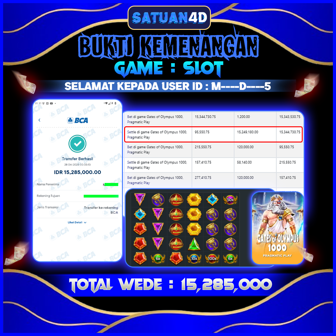 BUKTI KEMENANGAN TERBESAR TANGGAL 28 OKTOBER 2025