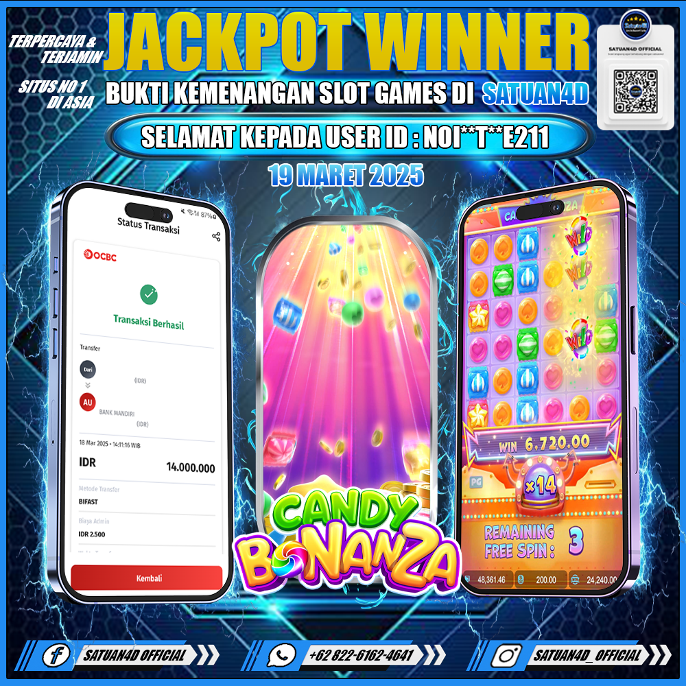 BUKTI KEMENANGAN TANGGAL 19 MARET FEBRUARY 2025