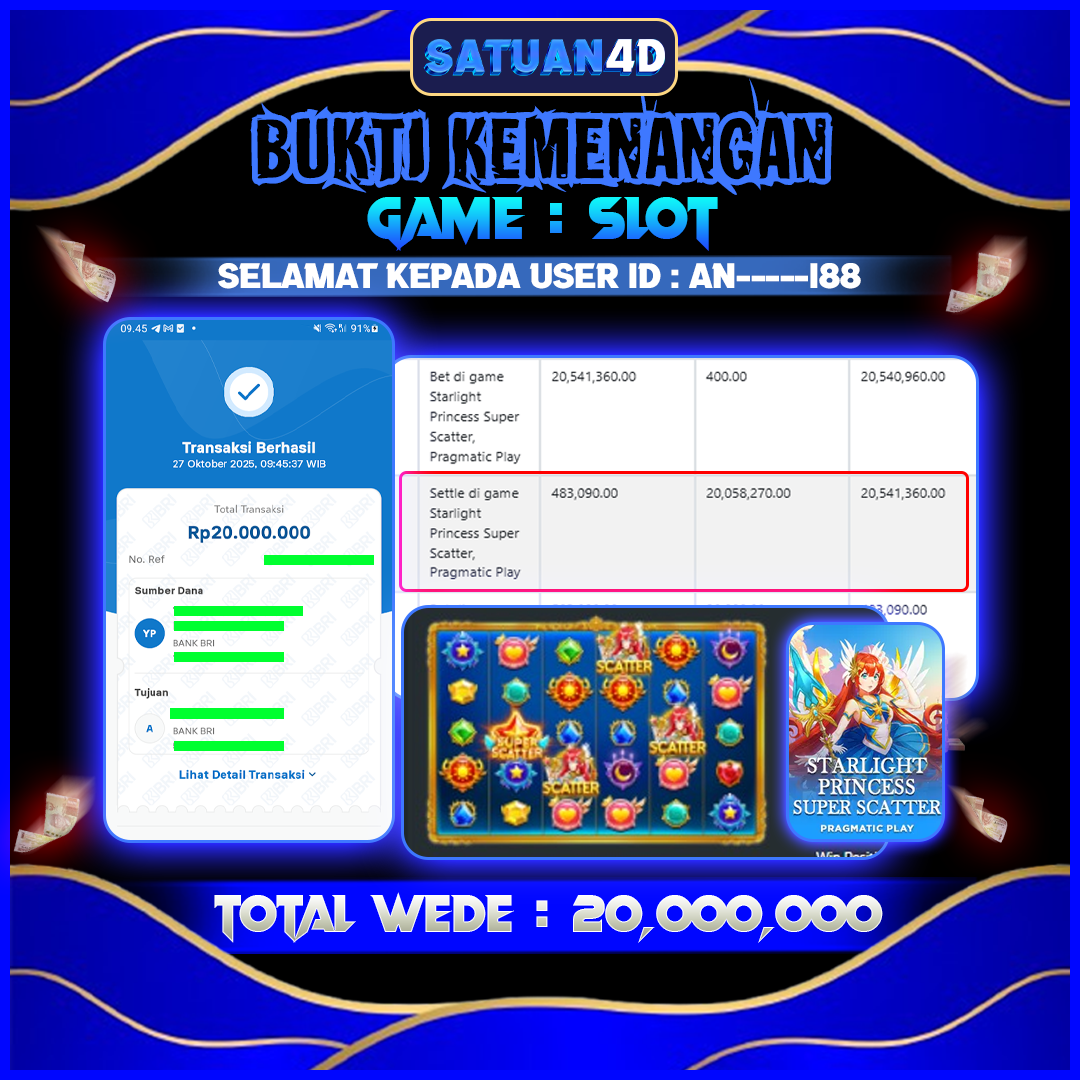 BUKTI KEMENANGAN TERBESAR TANGGAL 28 OKTOBER 2025