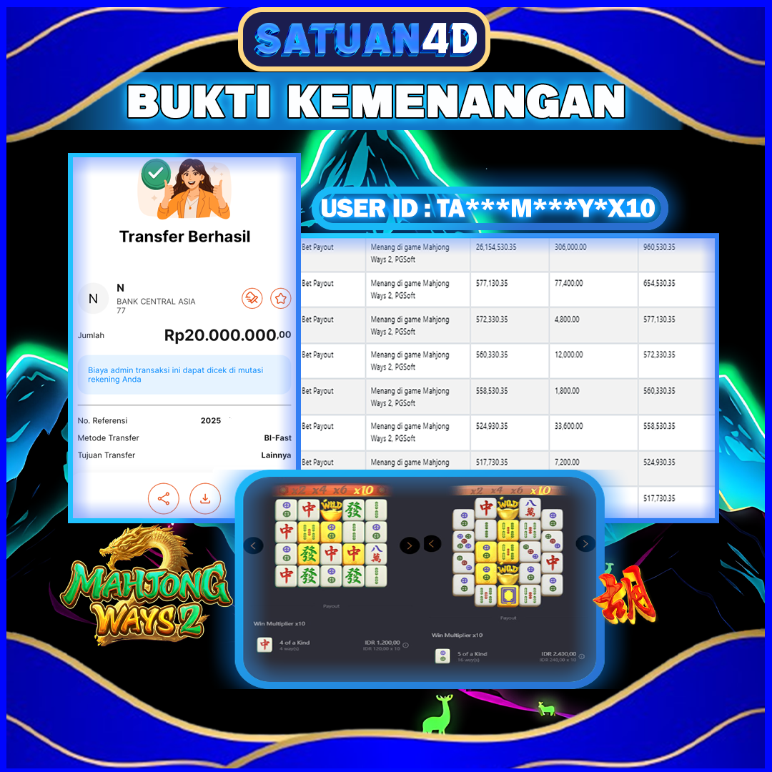 BUKTI KEMENANGAN TERBESAR TANGGAL 05 SEPTEMBER 2025