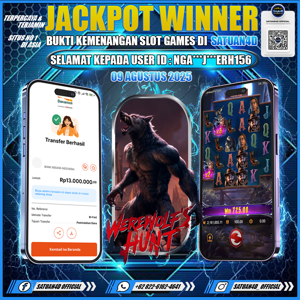 BUKTI KEMENANGAN TERBESAR TANGGAL 09 AGUSTUS 2025