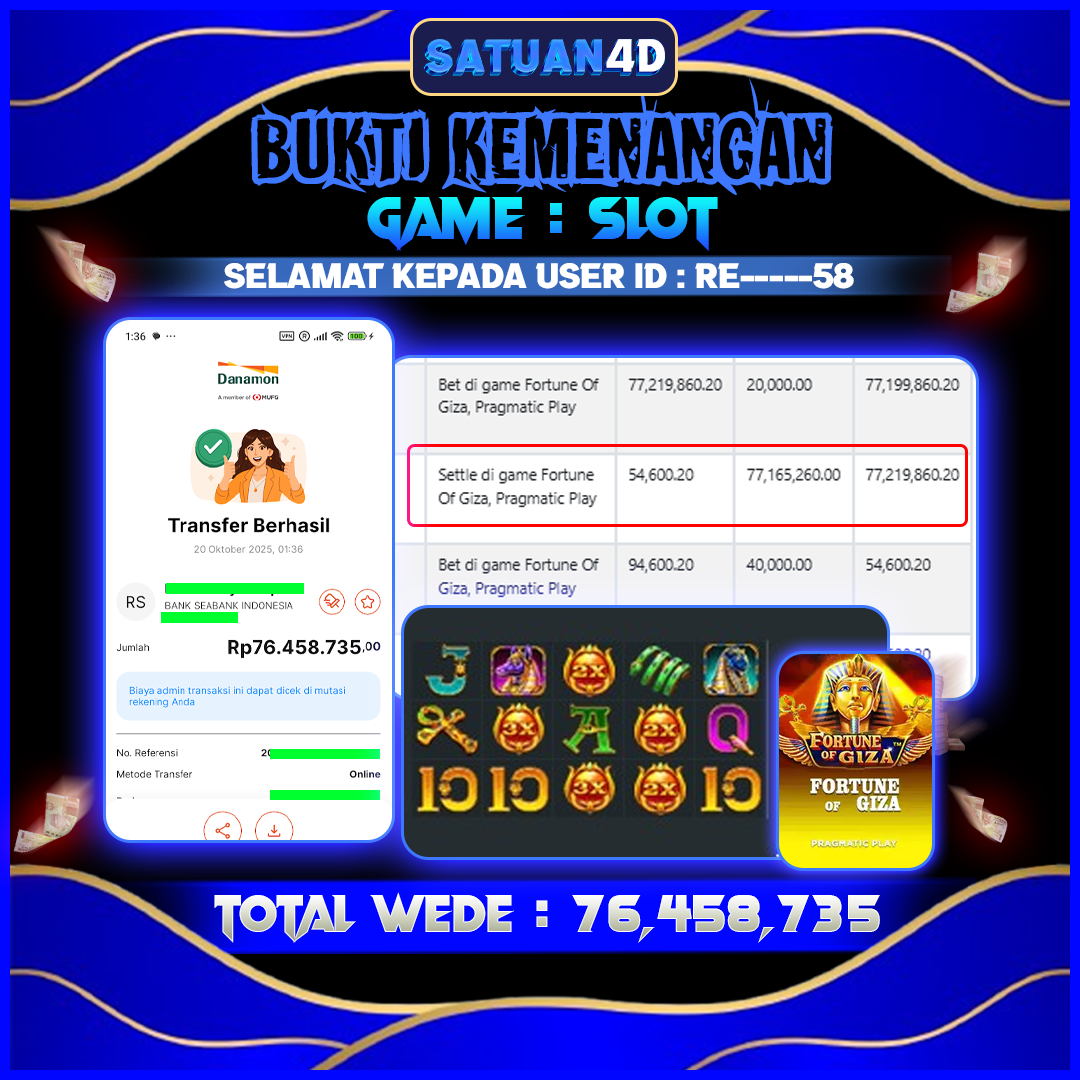 BUKTI KEMENANGAN TERBESAR TANGGAL 21 OKTOBER 2025