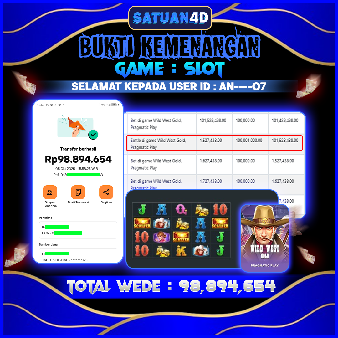 BUKTI KEMENANGAN TERBESAR TANGGAL 06 OKTOBER 2025