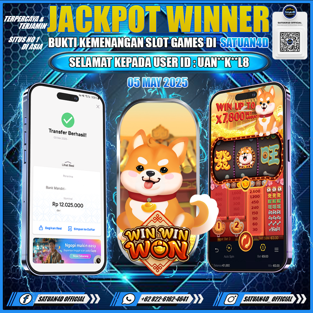 BUKTI KEMENANGAN TANGGAL 04 MAY 2025