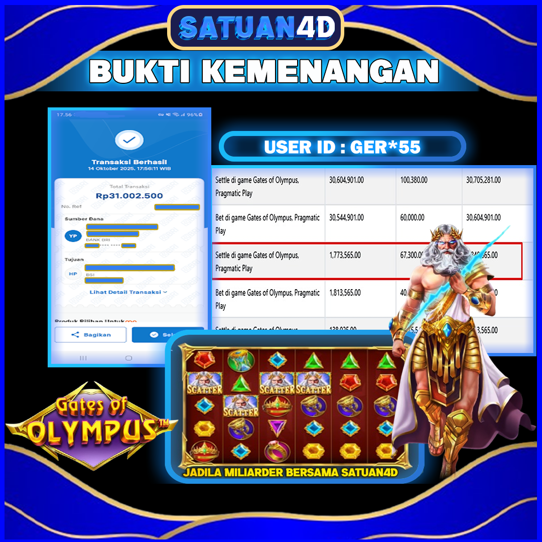 BUKTI KEMENANGAN TERBESAR TANGGAL 15 OKTOBER 2025