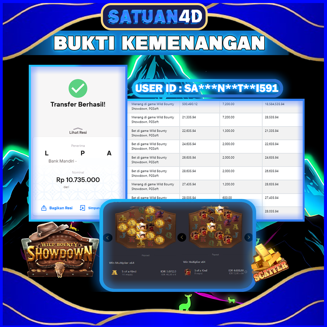 BUKTI KEMENANGAN TERBESAR TANGGAL 15 AGUSTUS 2025