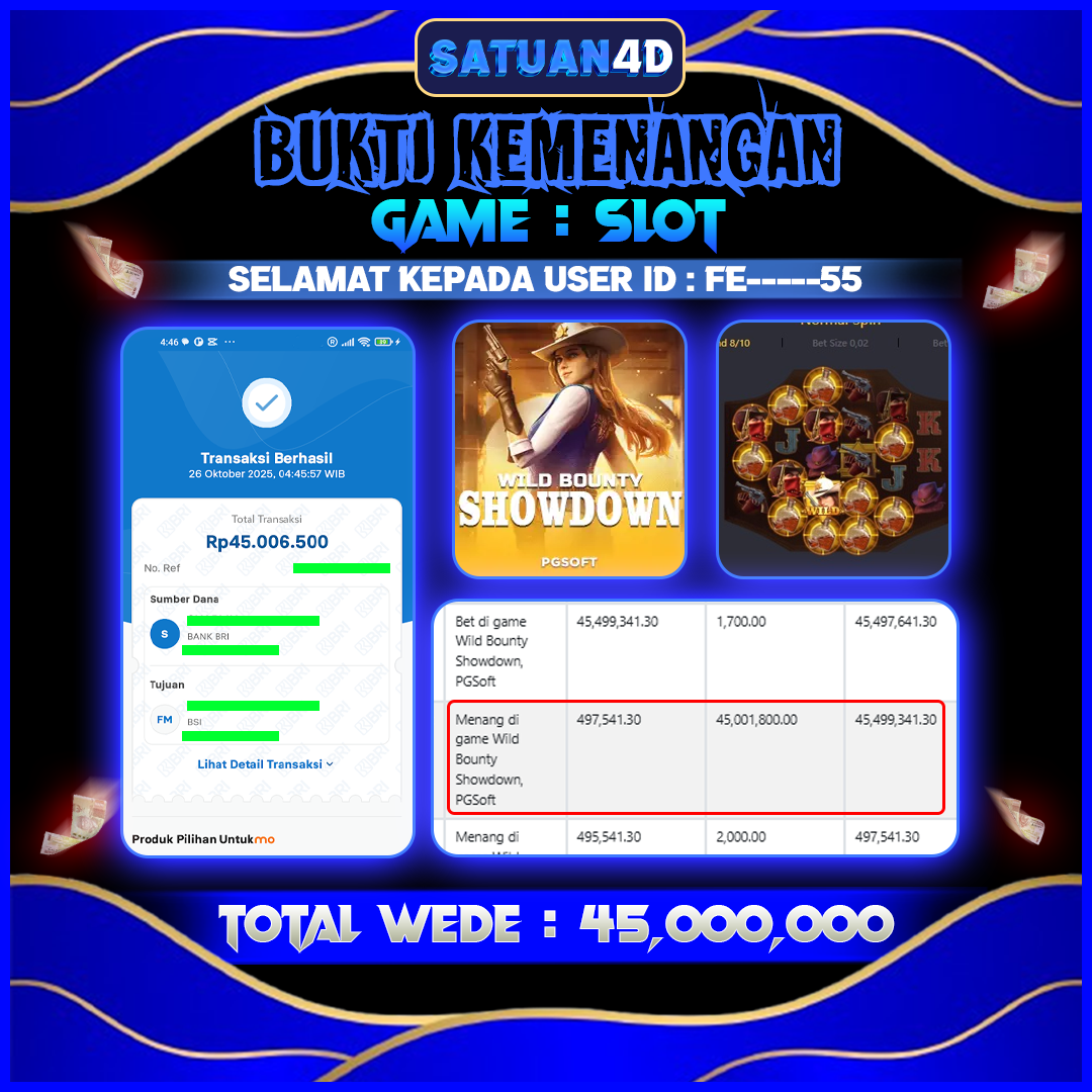 BUKTI KEMENANGAN TERBESAR TANGGAL 27 OKTOBER 2025